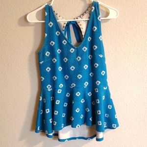 Anthropologie Peplum Top